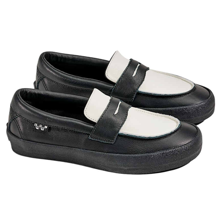 Skate Loafer - Black/White
