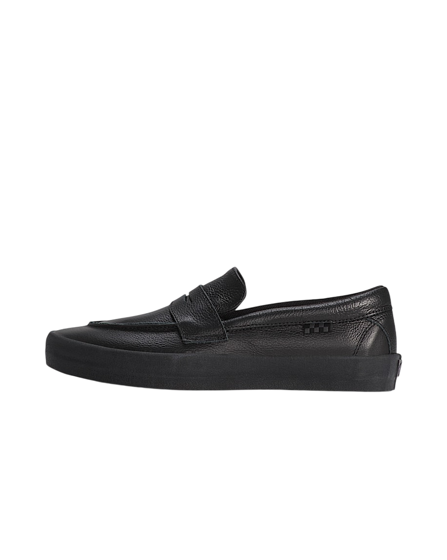 Skate Loafer - Black Leather