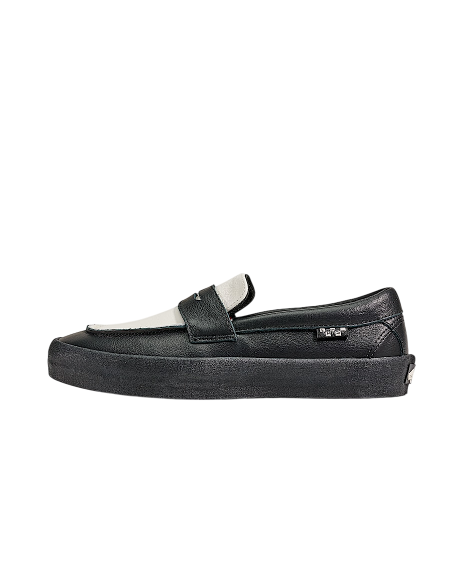 Skate Loafer - Black/White