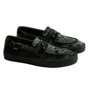 Skate Loafer en Velours - Vert Pétrole