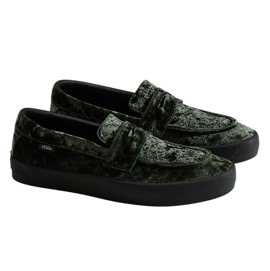 Skate Loafer en Velours - Vert Pétrole