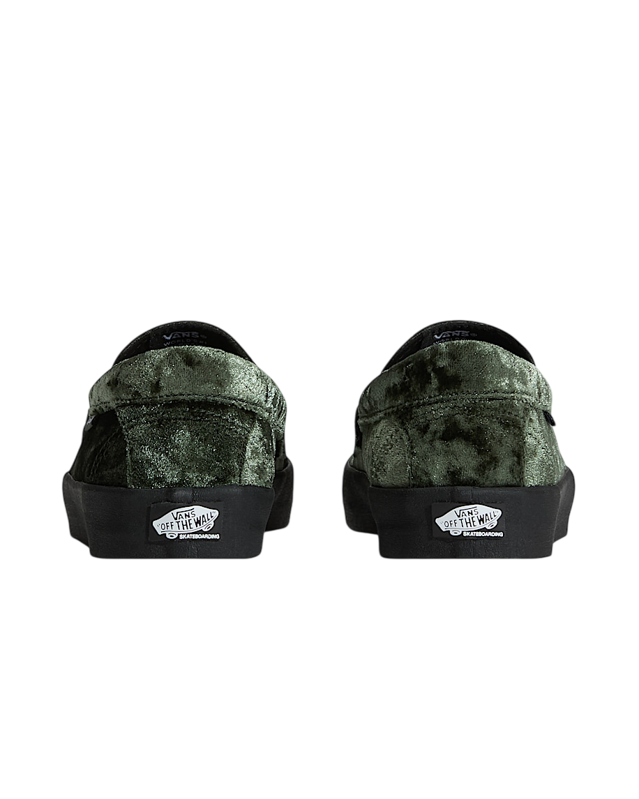 Skate Loafer en Velours - Vert Pétrole