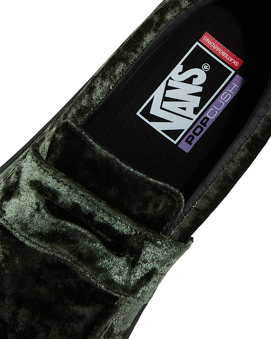 Skate Loafer en Velours - Vert Pétrole