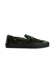 Skate Loafer en Velours - Vert Pétrole