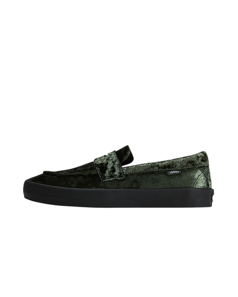 Skate Loafer en Velours - Vert Pétrole