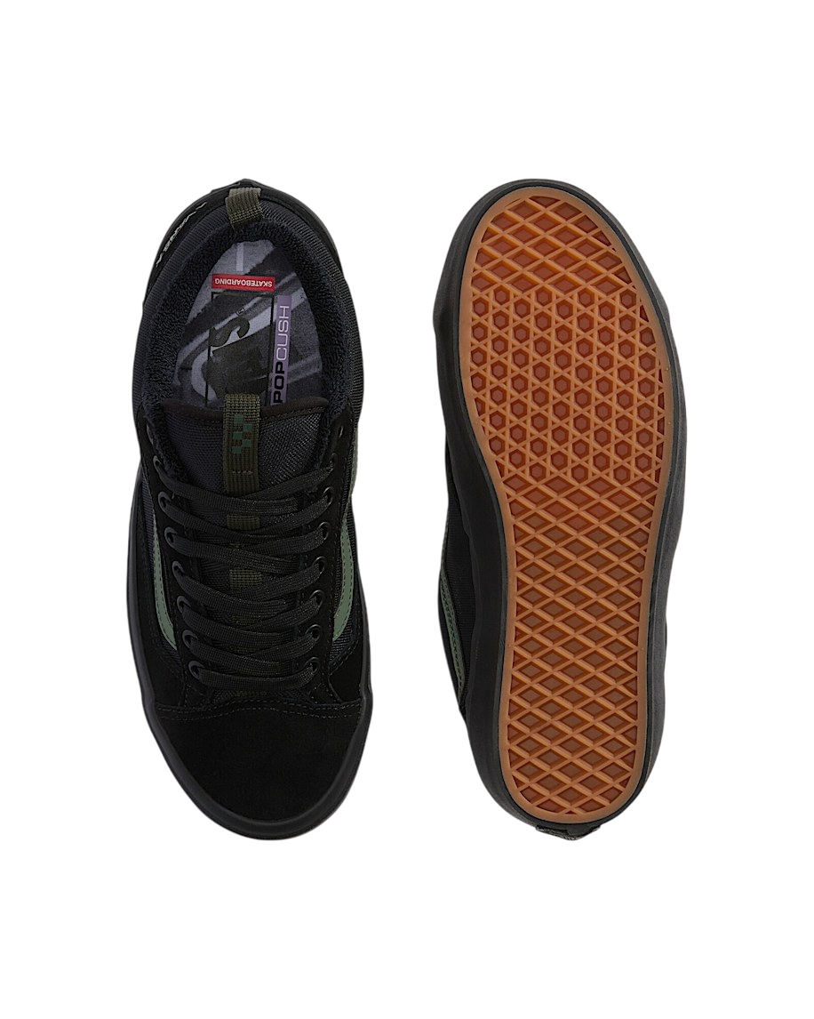 Skate Old Skool 36+ Atiba - Black/Dark Green