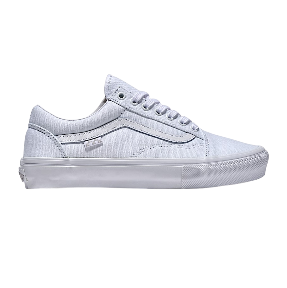 Skate Old Skool - Canvas Blanc Pur