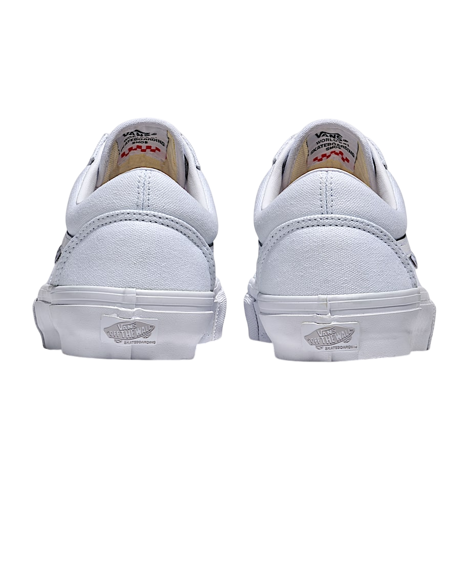 Skate Old Skool - Canvas Blanc Pur