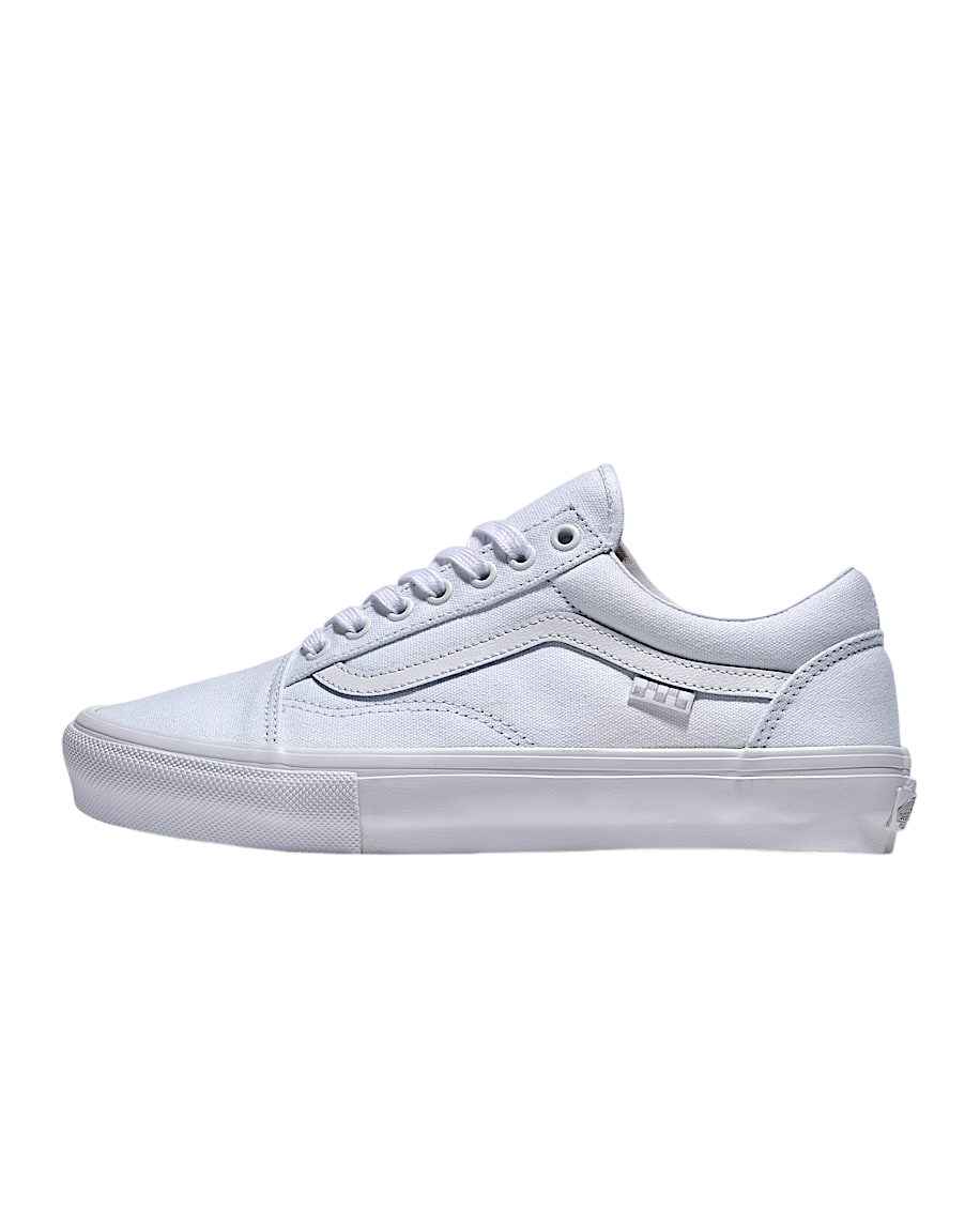 Skate Old Skool - Canvas Blanc Pur