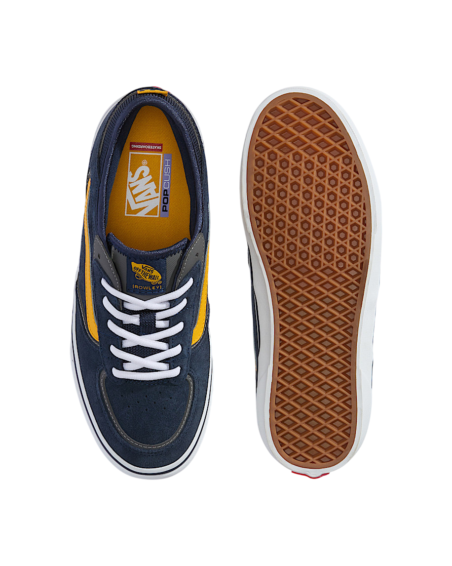 Skate Rowley - Navy Blue/Yellow