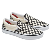Skate Slip-On - Checkerboard Black/Off White