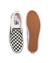 Skate Slip-On - Checkerboard Black/Off White