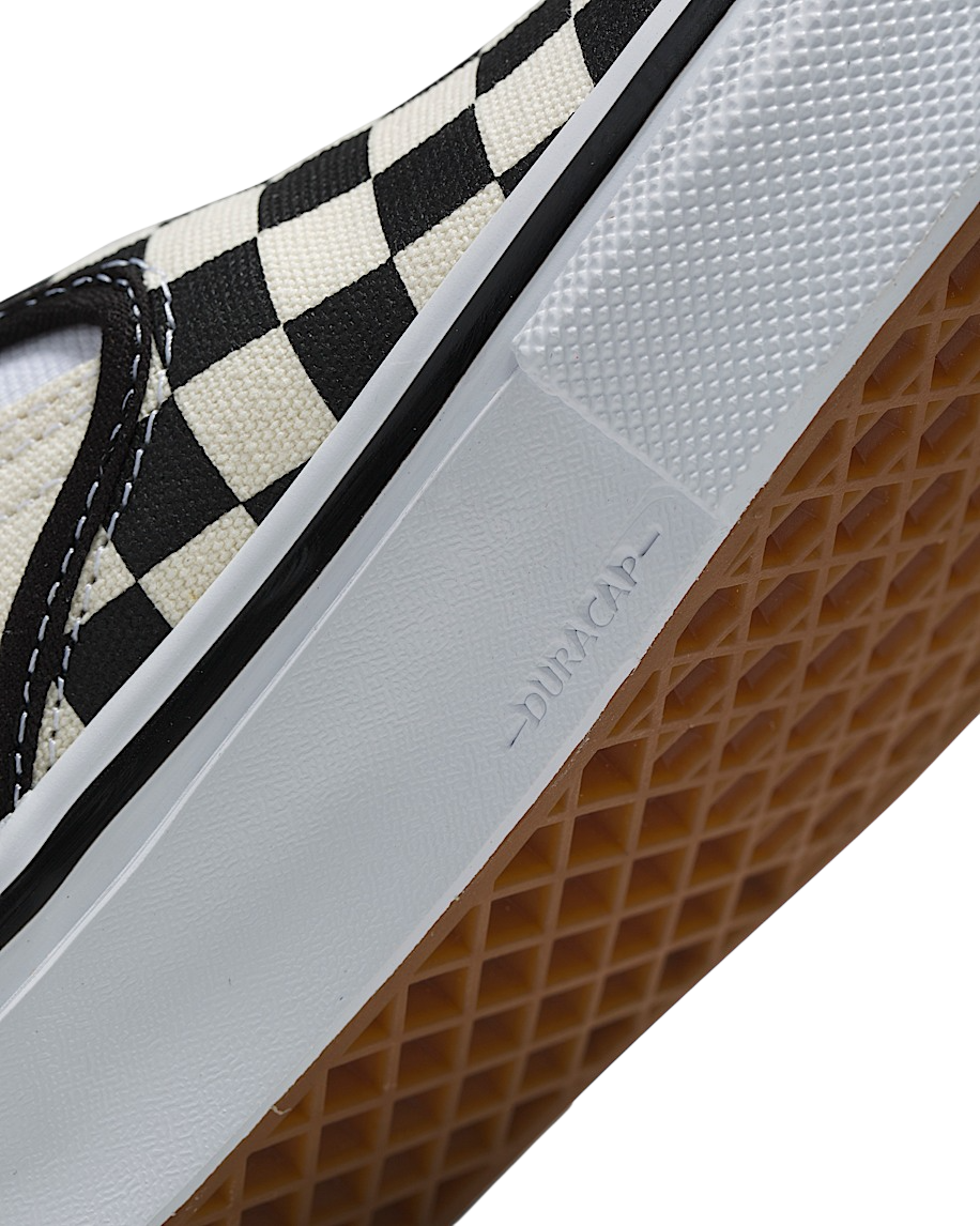 Skate Slip-On - Checkerboard Black/Off White