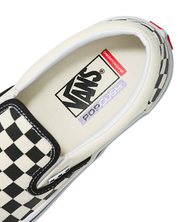 Skate Slip-On - Checkerboard Black/Off White