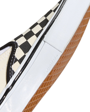 Skate Slip-On - Checkerboard Black/Off White