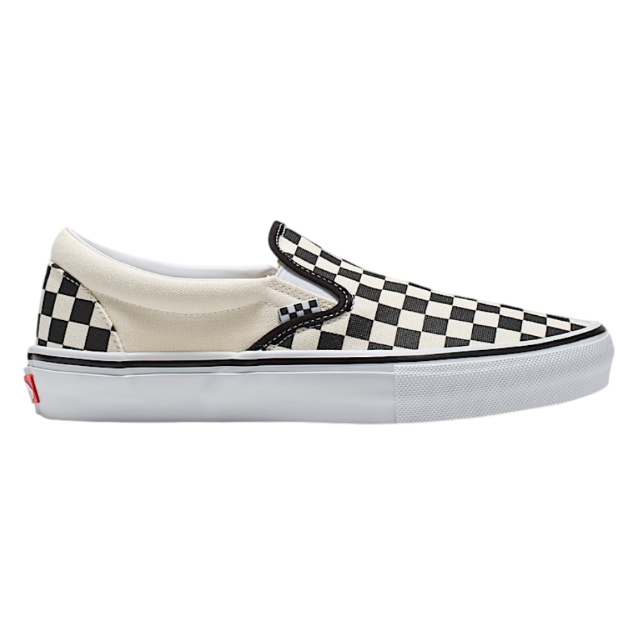 Skate Slip-On - Checkerboard Black/Off White