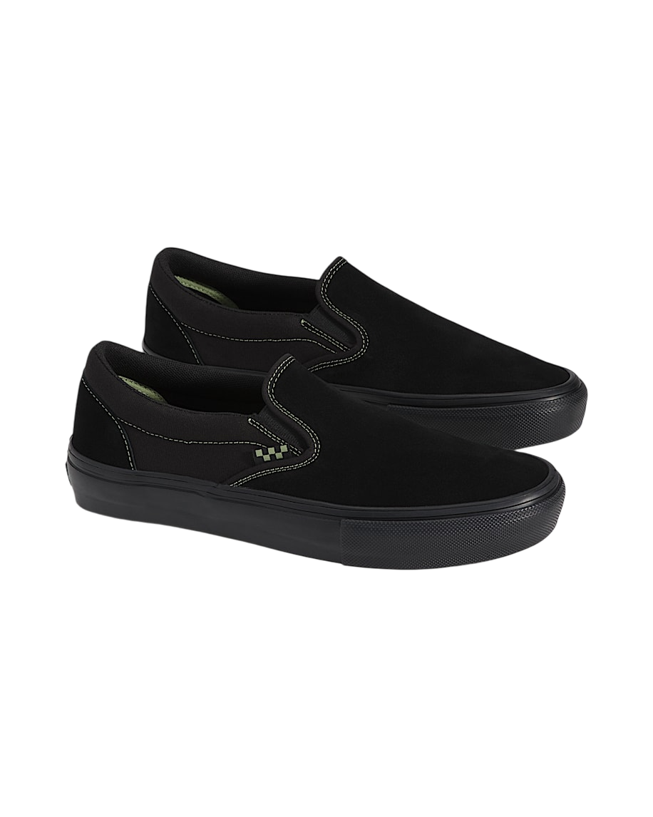 Skate Slip-On - Noir/Vert Olive
