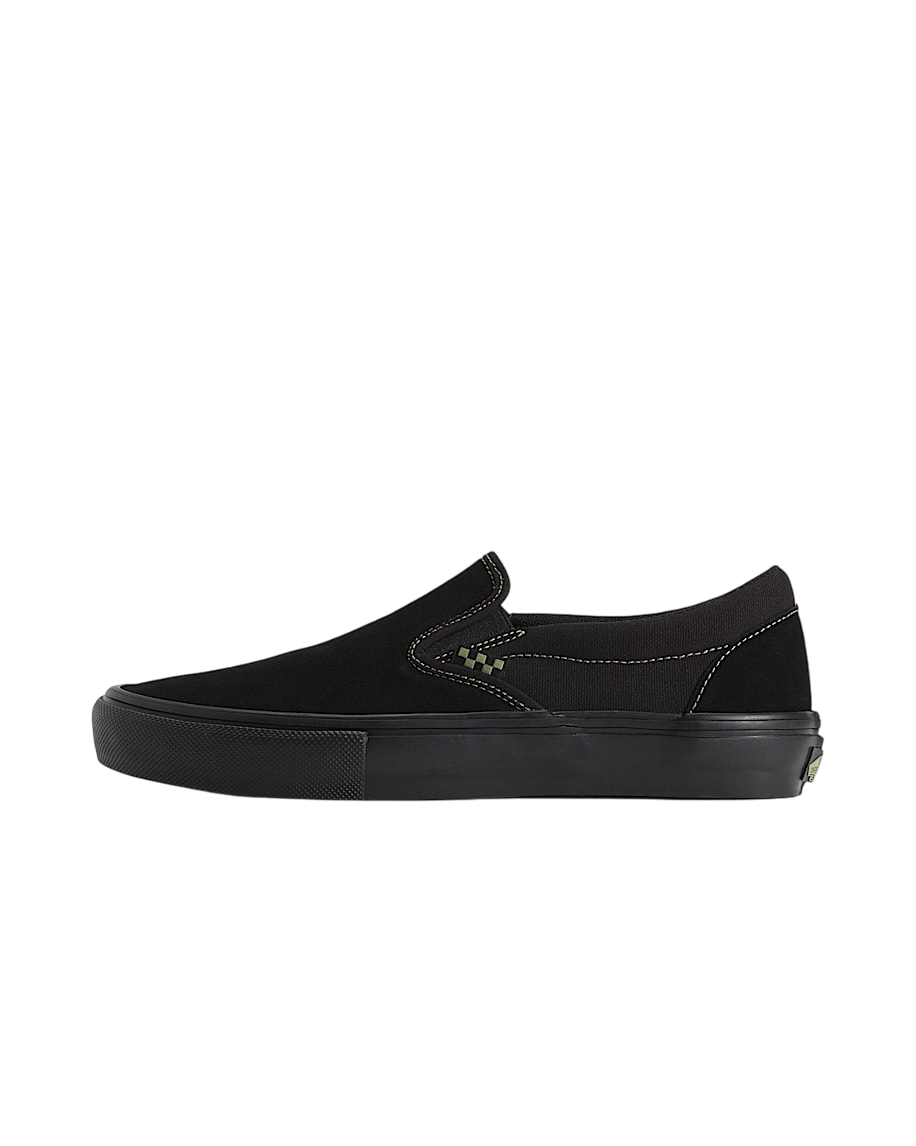 Skate Slip-On - Noir/Vert Olive