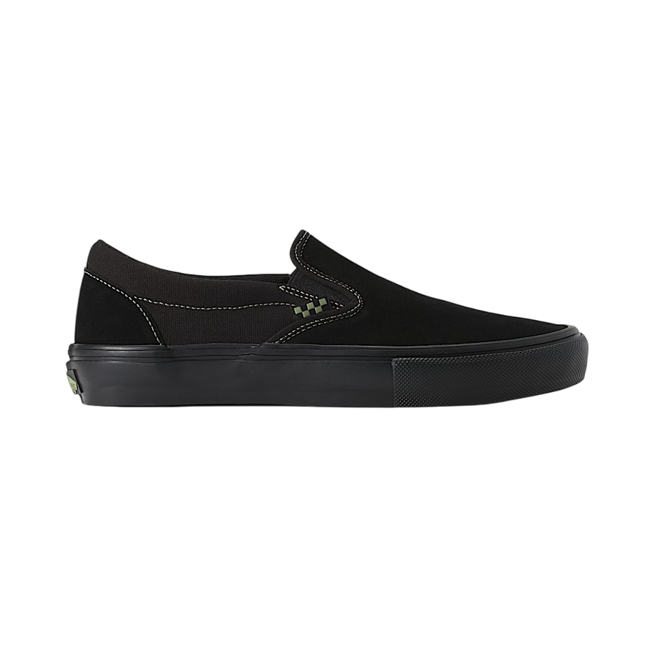Skate Slip-On - Noir/Vert Olive