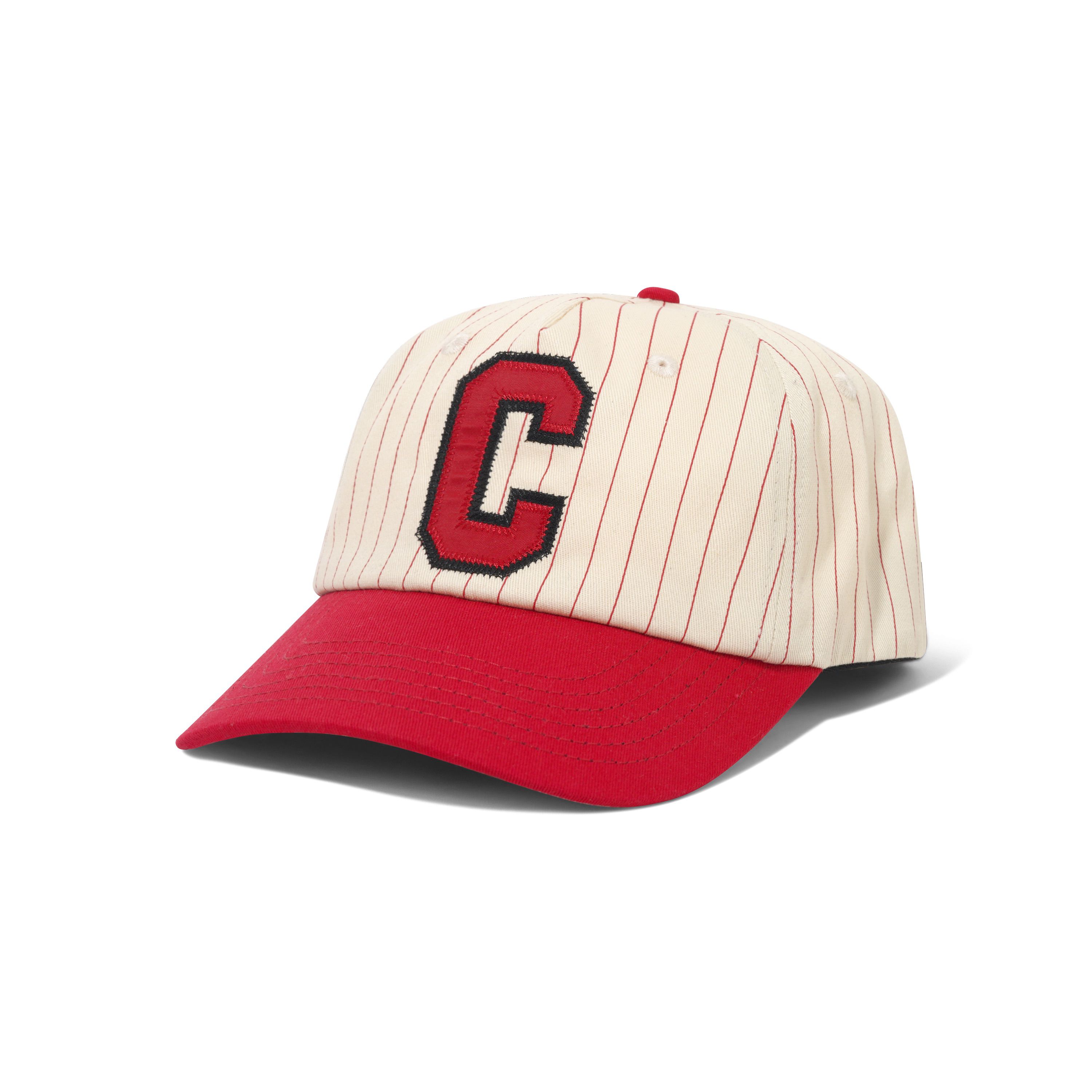 Slugger 5 Panel Cap - Natural/Red