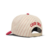 Slugger 5 Panel Cap - Natural/Red