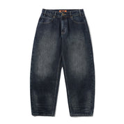 Solar Fade Denim Jeans - Blue Tint Ripple