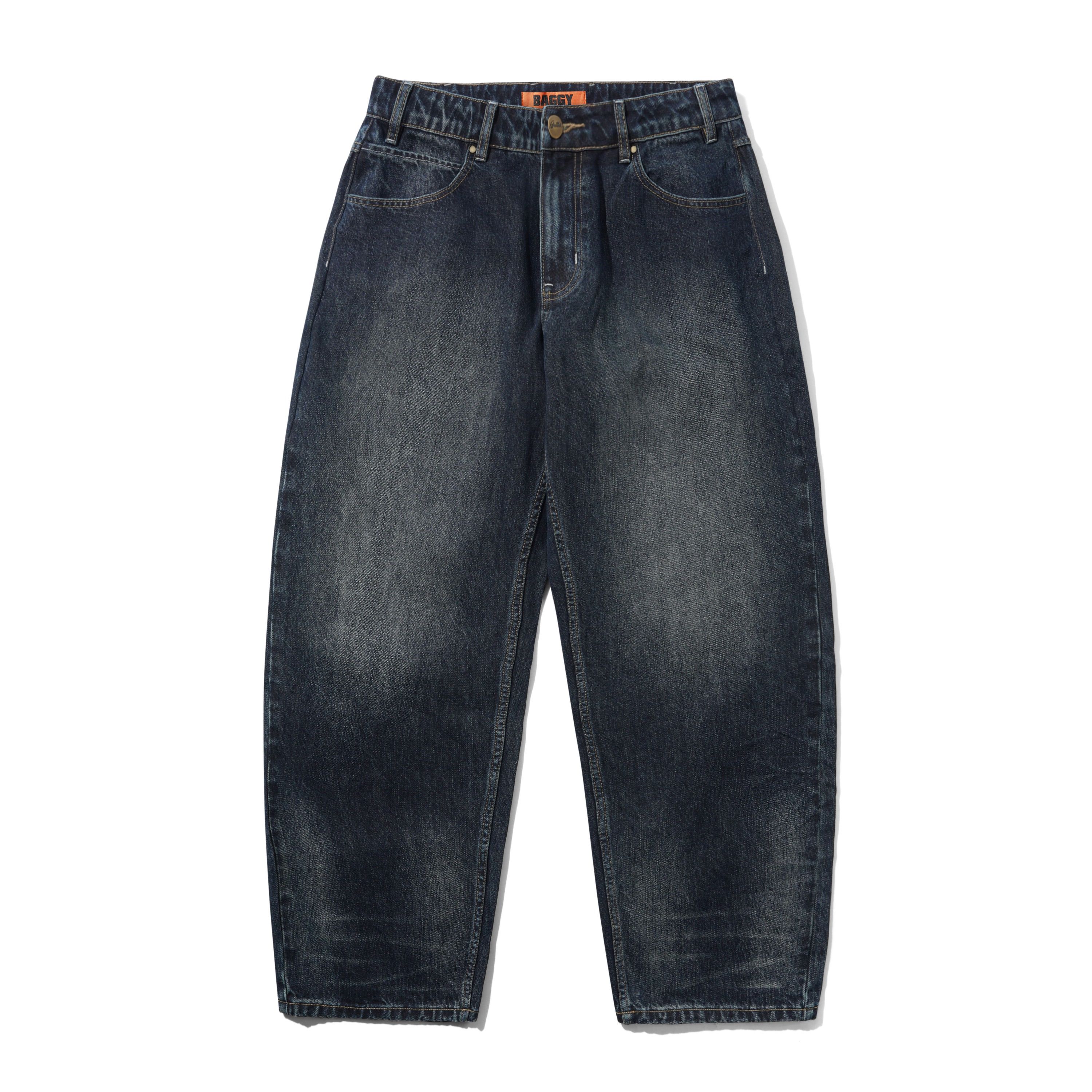 Solar Fade Denim Jeans - Blue Tint Ripple