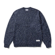Speckle Knit Sweater - Navy