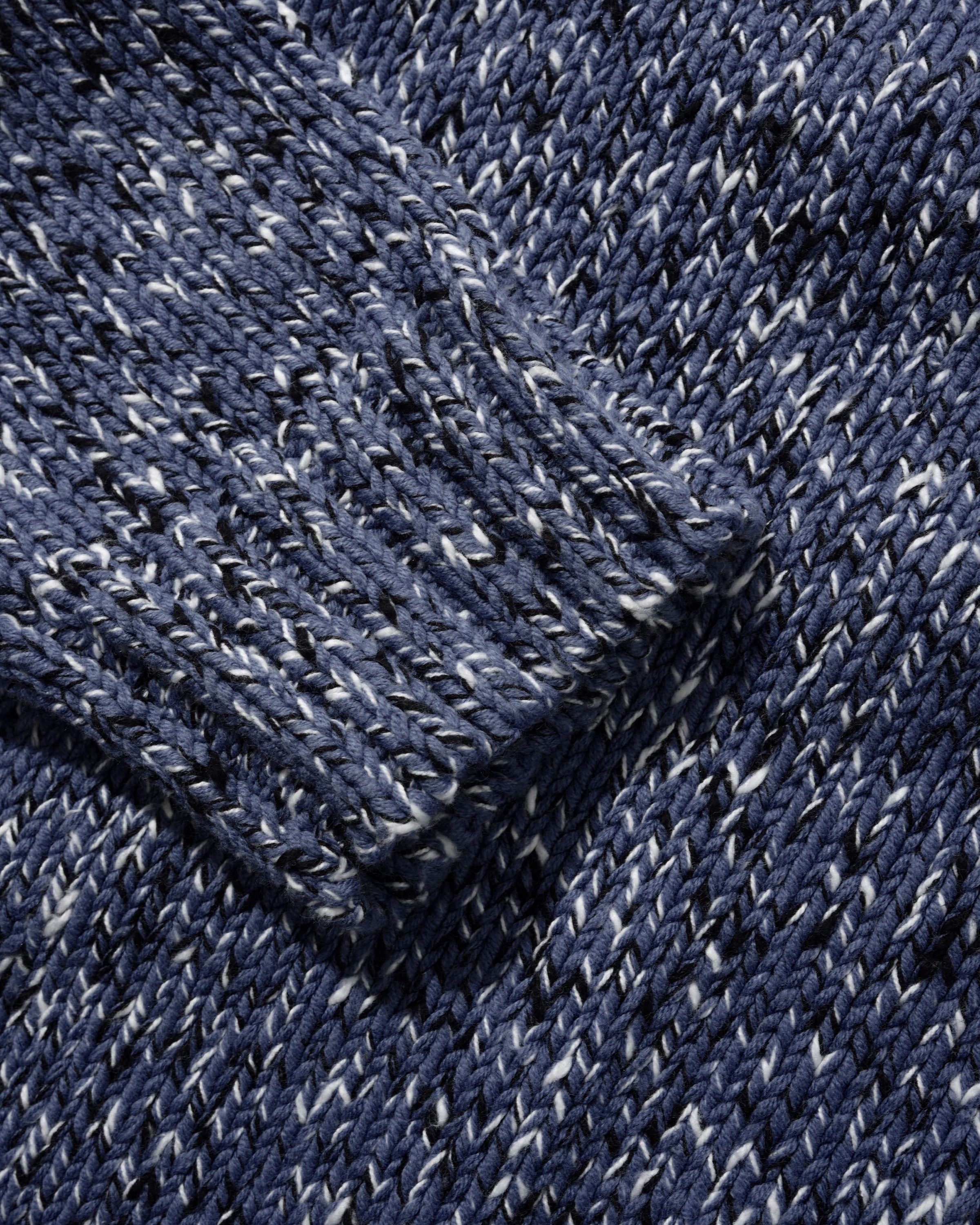 Speckle Knit Sweater - Navy