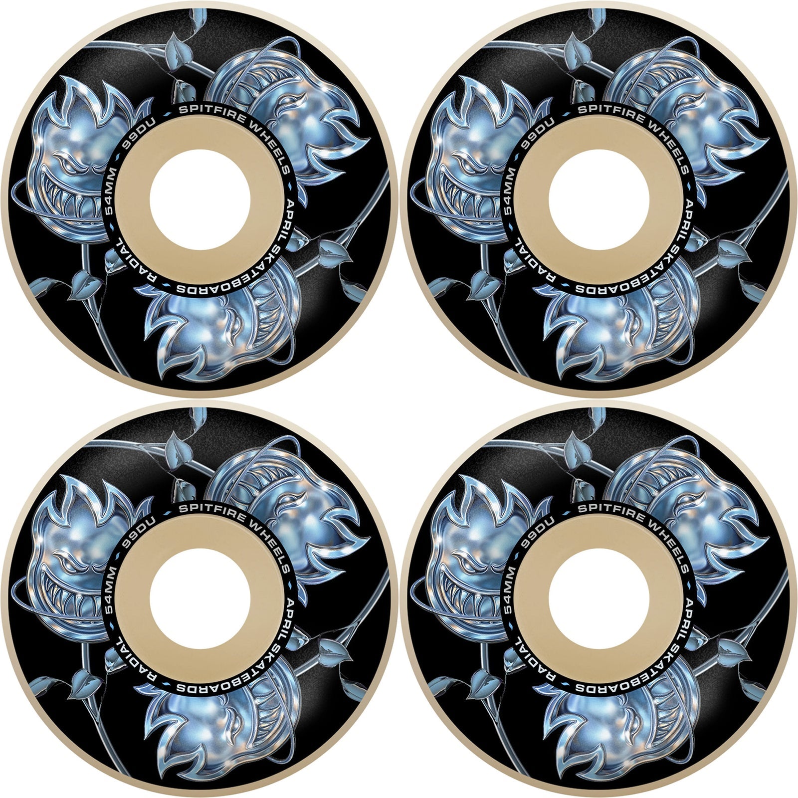 Formula Four April Chrome Rose Bighead Radials 99D - Natural