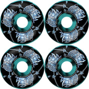 Formula Four April Chrome Rose Bighead Radials 99D - Black/Blue Swirl