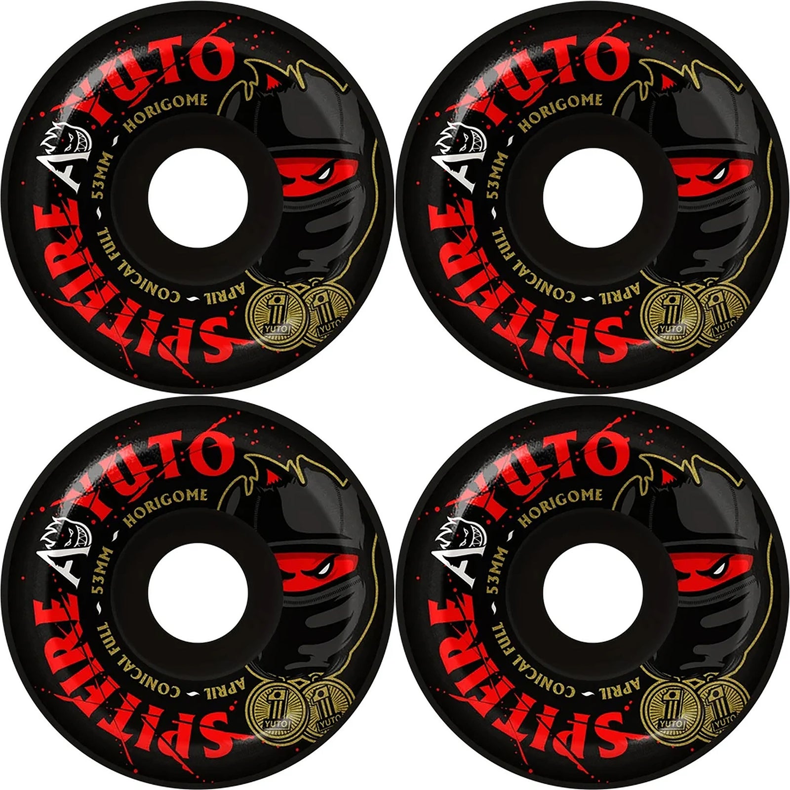 Spitfire Formula Four April Yuto Horigome Conical Full 99D - Black