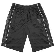 Stamp Mesh Long Shorts - Black/Grey