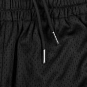 Stamp Mesh Long Shorts - Black/Grey