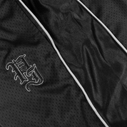 Stamp Mesh Long Shorts - Black/Grey