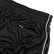 Stamp Mesh Long Shorts - Black/Grey