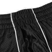 Stamp Mesh Long Shorts - Black/Grey