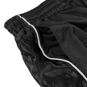 Stamp Mesh Long Shorts - Black/Grey
