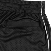 Stamp Mesh Long Shorts - Black/Grey