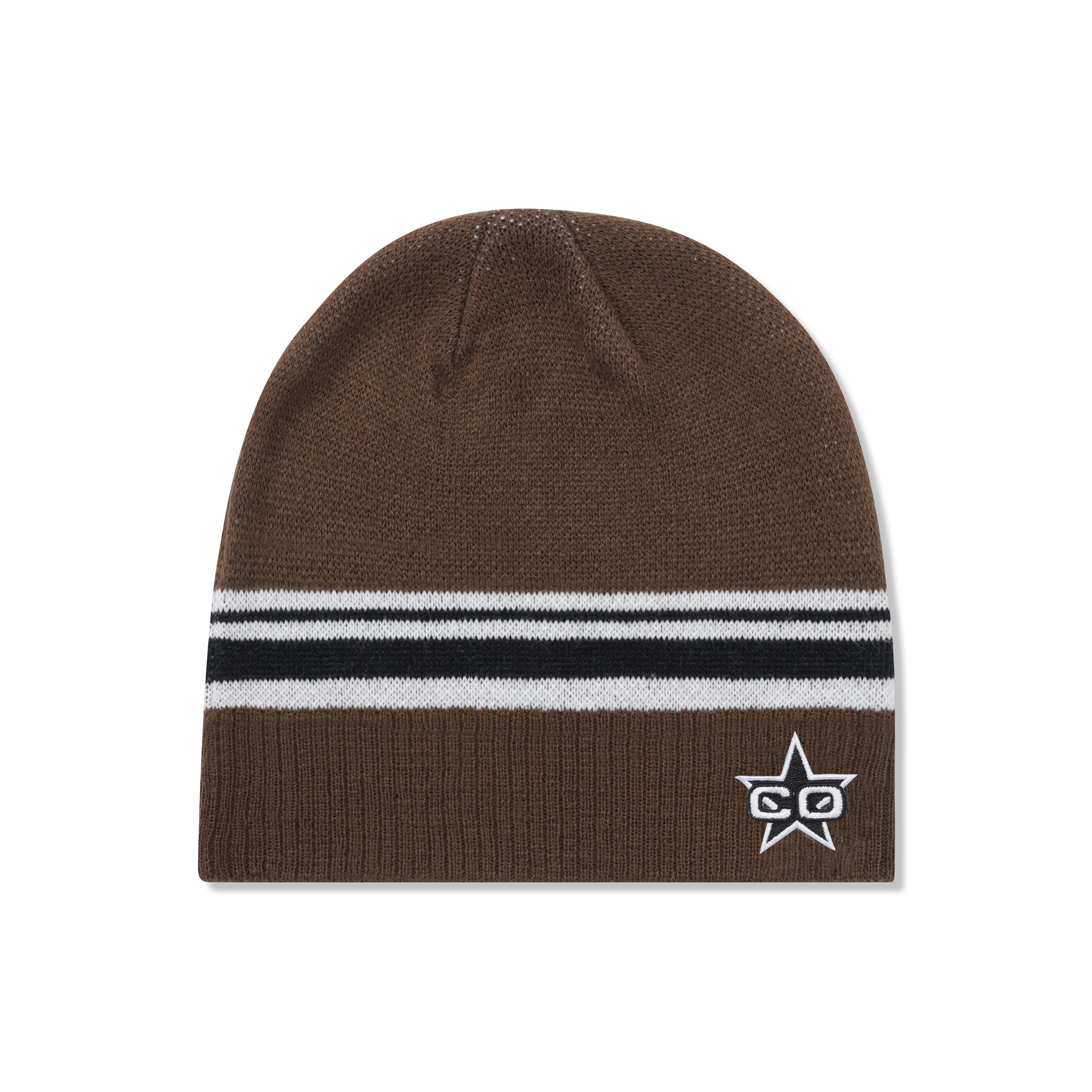 Star Skully Beanie - Brown