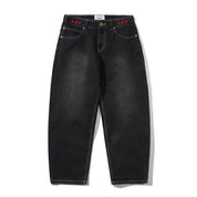 Stars Denim Jeans - Washed Black