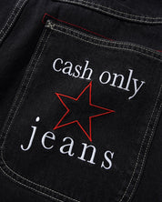 Stars Denim Jeans - Washed Black