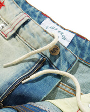 Stars Denim Shorts - Sun Fade Wash