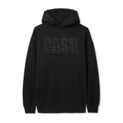 Pull à capuche avec étoiles - Noir