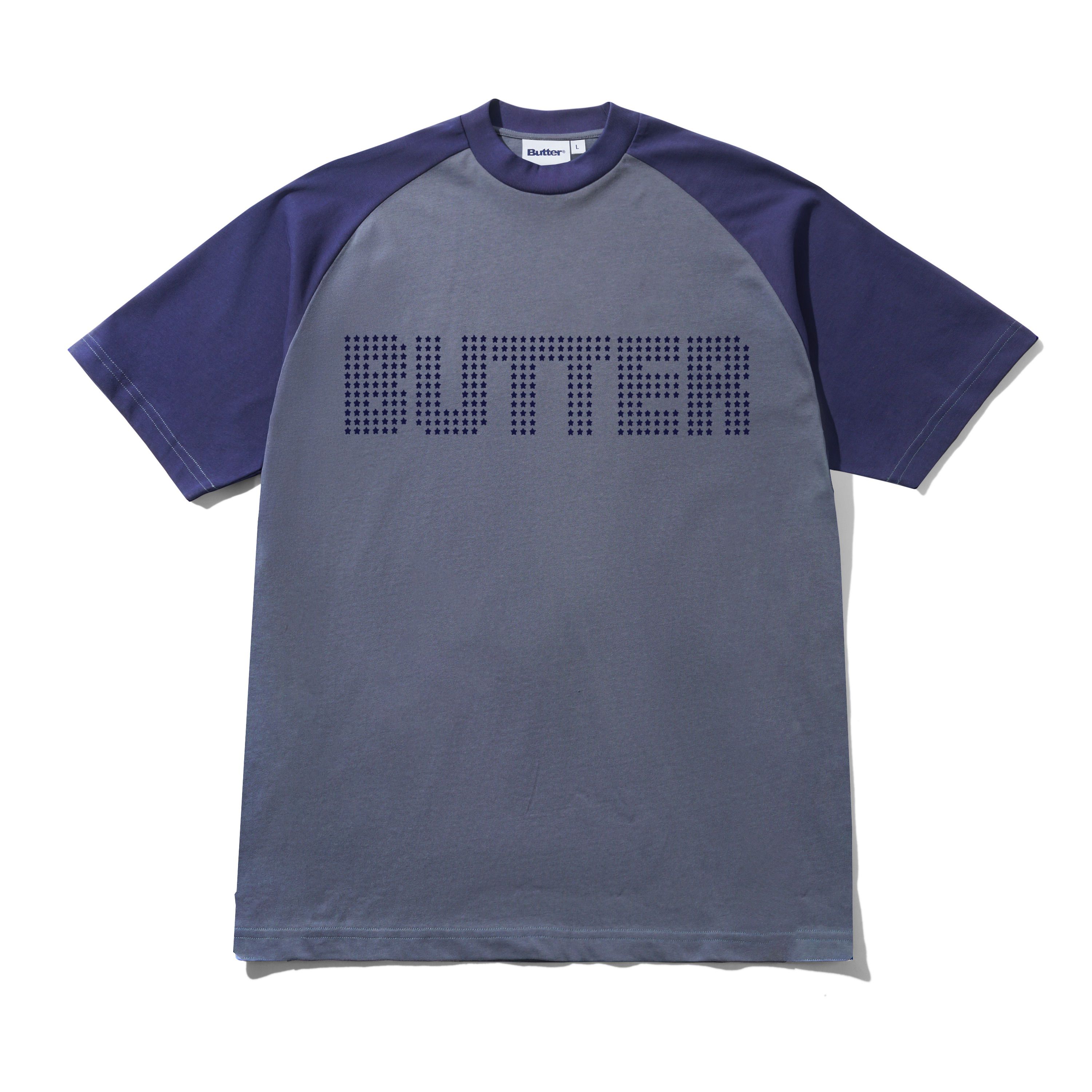 Stars Raglan Tee - Navy