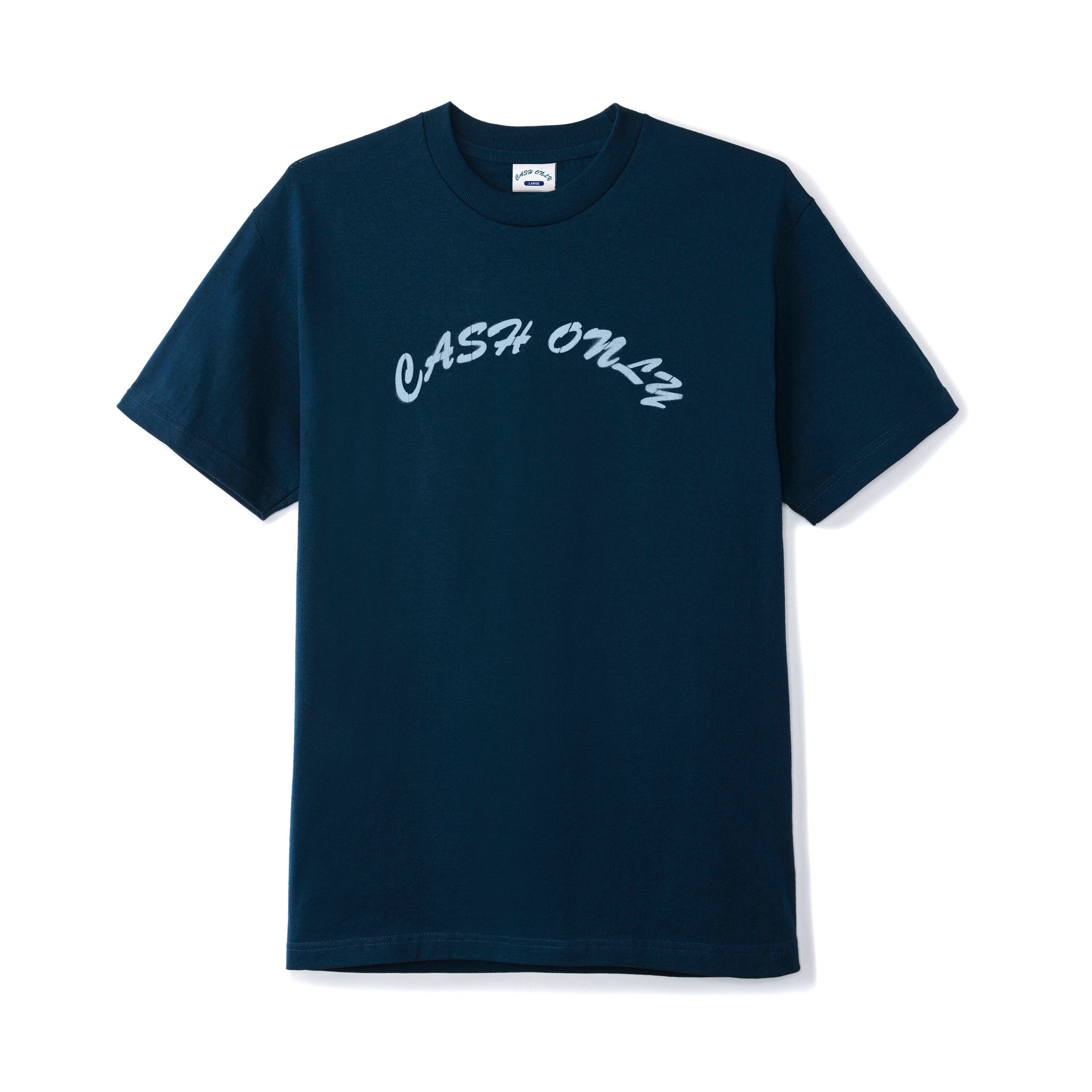 Stencil Logo Tee - Navy