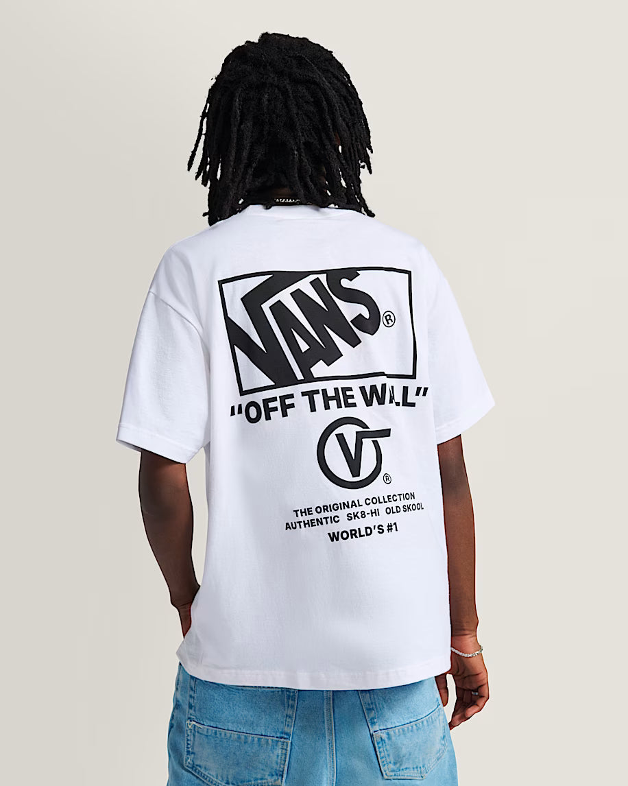 Stacked Hi SS T-Shirt - White
