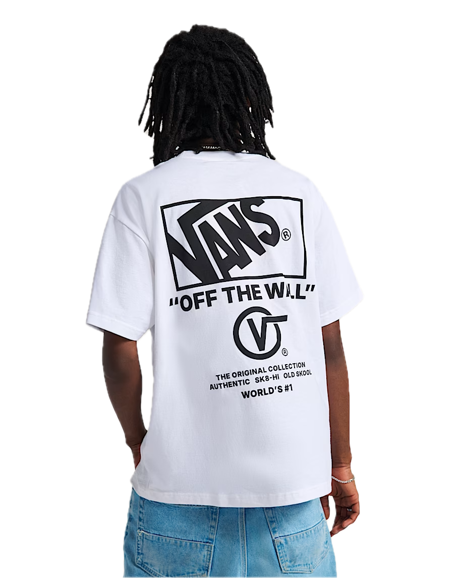 Stacked Hi SS T-Shirt - White