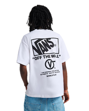 Stacked Hi SS T-Shirt - White