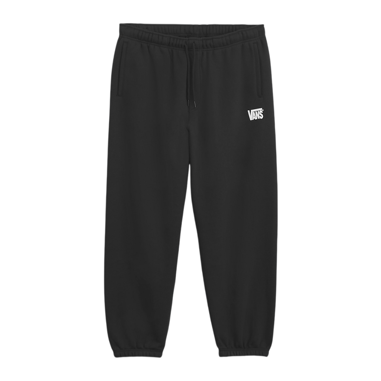 Stretch Logo Fleece Pant II - Black/White